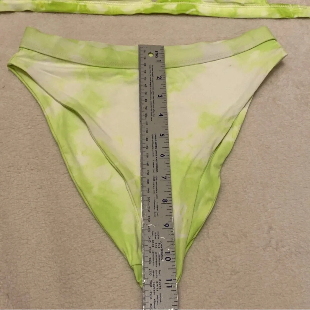 Dippin' Daisy's Neon Green Tie-Dye Bikini